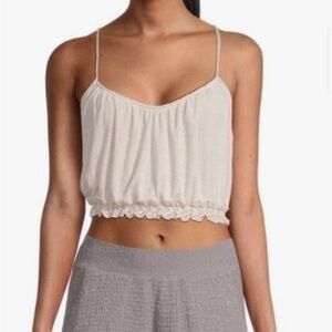 Free People Intimately Faded Love Cami Top Tank Ivory
